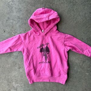 TODDLER GIRL “SADDLE UP OR GO SIT BACK IN THE TRUCK” SWEATSHIRT SIZE 4